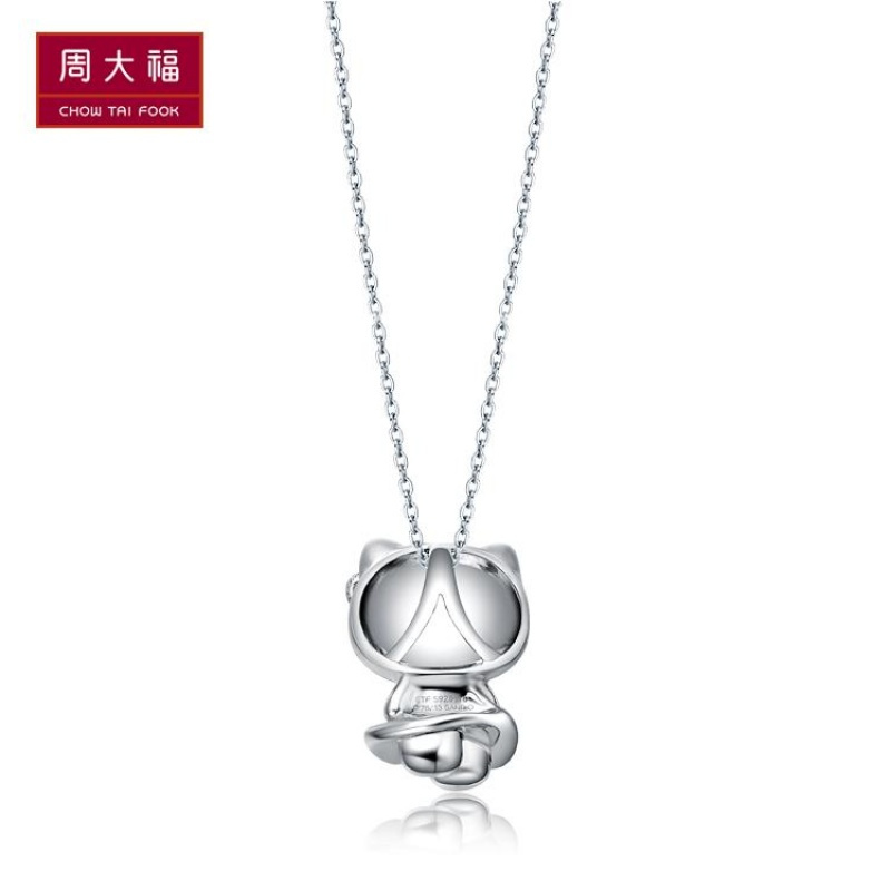 schl-周大福珠宝HelloKitty凯蒂猫系列925银坠