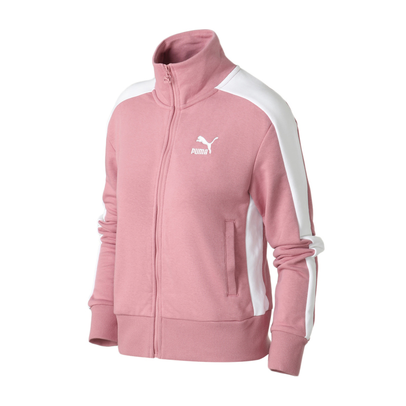 PUMA彪马女装运动服休闲针织立领外套599143