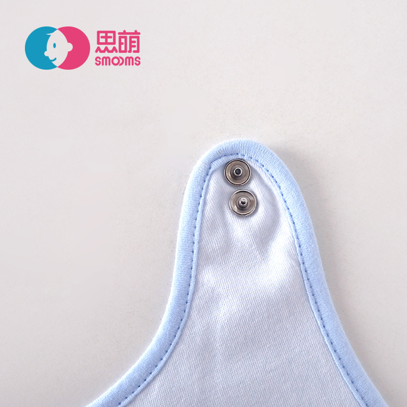 思萌SMOOMS婴儿肚兜 纯棉夏季宝宝护肚连脚肚兜 薄款爬服