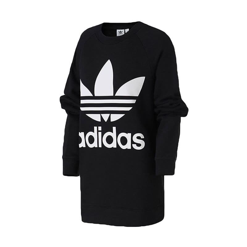 adidas阿迪达斯三叶女子OVERSIZEDSWEAT针织套衫DH3129图片