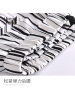 娅丽达女裤阔腿裤女夏条纹宽松垂感高腰职业休闲九分高腰薄款裤子U2616A0