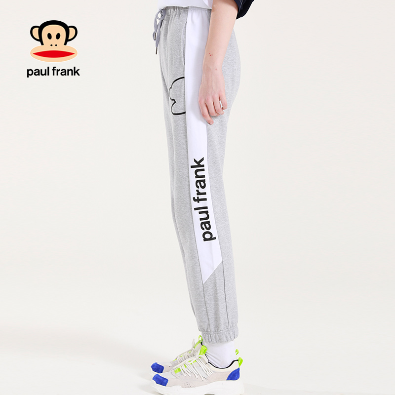 Paul Frank/大嘴猴夏季新款长裤女修身显瘦运动裤休闲卫裤潮