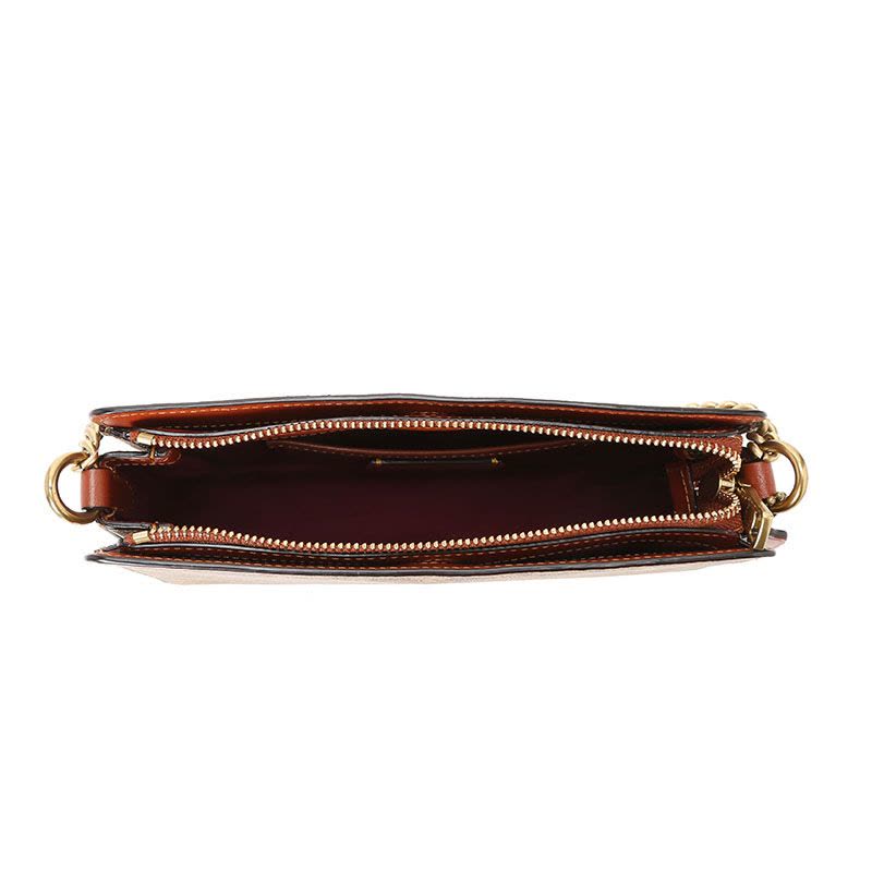 COACH 蔻驰 斜挎包 女士斜挎包 C链老花拼皮89175图片