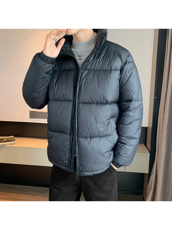 短款棉服男冬季加厚保暖外套男装新款棉袄潮牌棉衣立领男士时尚