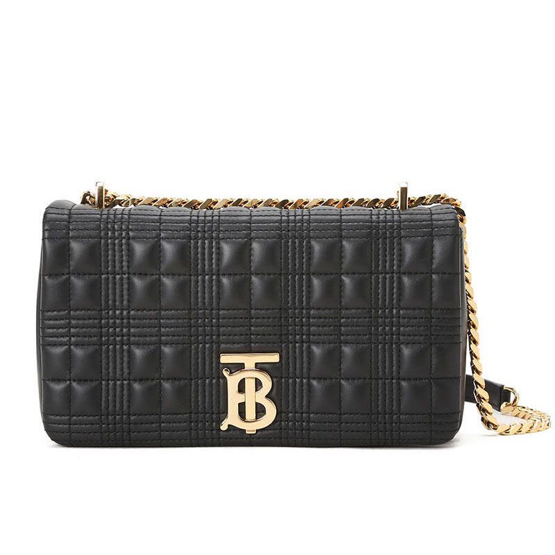 预售BURBERRY Lola 链条包 TB LOGO 绗缝粒纹皮革 8021492图片