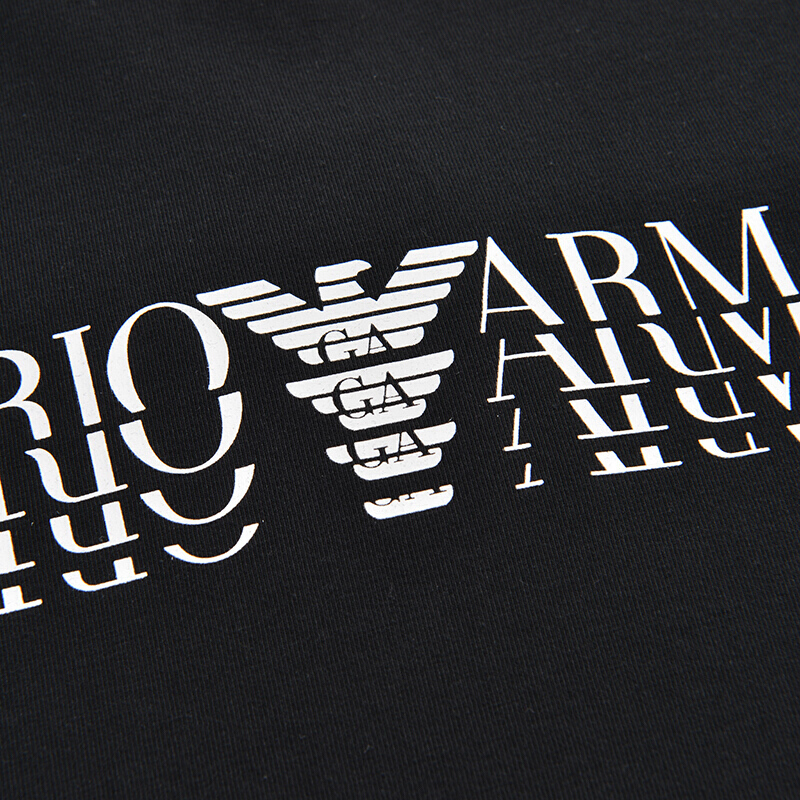 EMPORIO ARMANI 阿玛尼 春夏新款 男士轻薄圆领短袖T恤 3Z1T92 1J0AZ 0999
