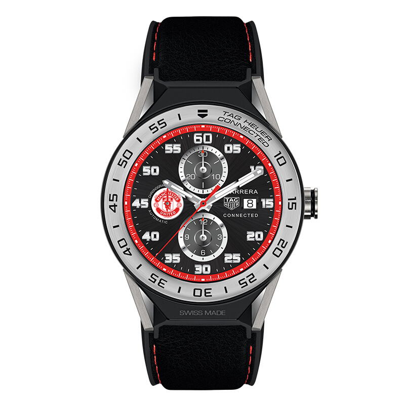 泰格豪雅(TAG Heuer)瑞士手表 智能腕表系列曼联特别款SBF8A8029.11EB0148