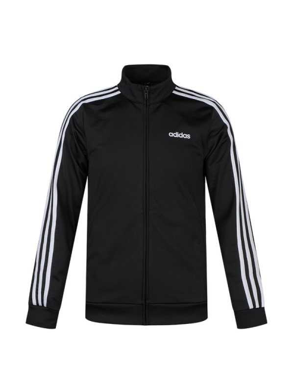 adidas阿迪达斯经典三条纹男装运动服运动休闲拉链夹克针织外套DQ3070