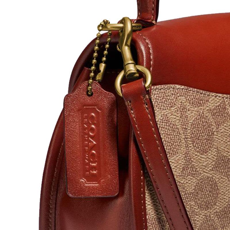 【预定】COACH/蔻驰 旋转扣斜挎包 142 18*17*7CM图片