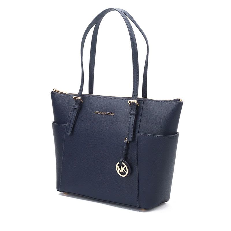 Michael Kors/迈克·科尔斯 女士双耳朵银扣托特单肩包 30F2STTT8L图片