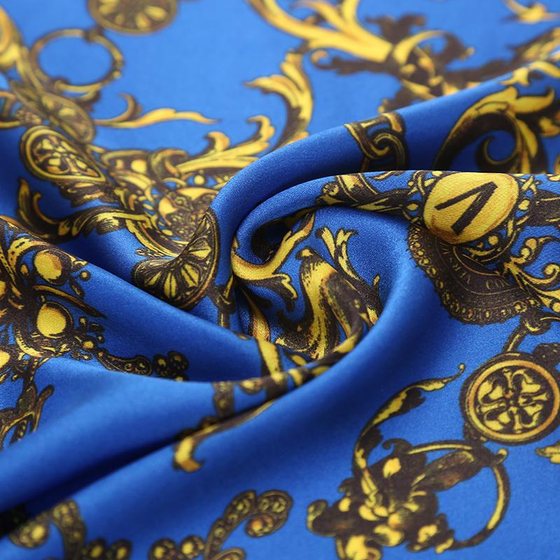 范思哲 VERSACE JEANS COUTURE 女士 桑蚕丝方巾丝巾围巾71HA7H01 ZG005