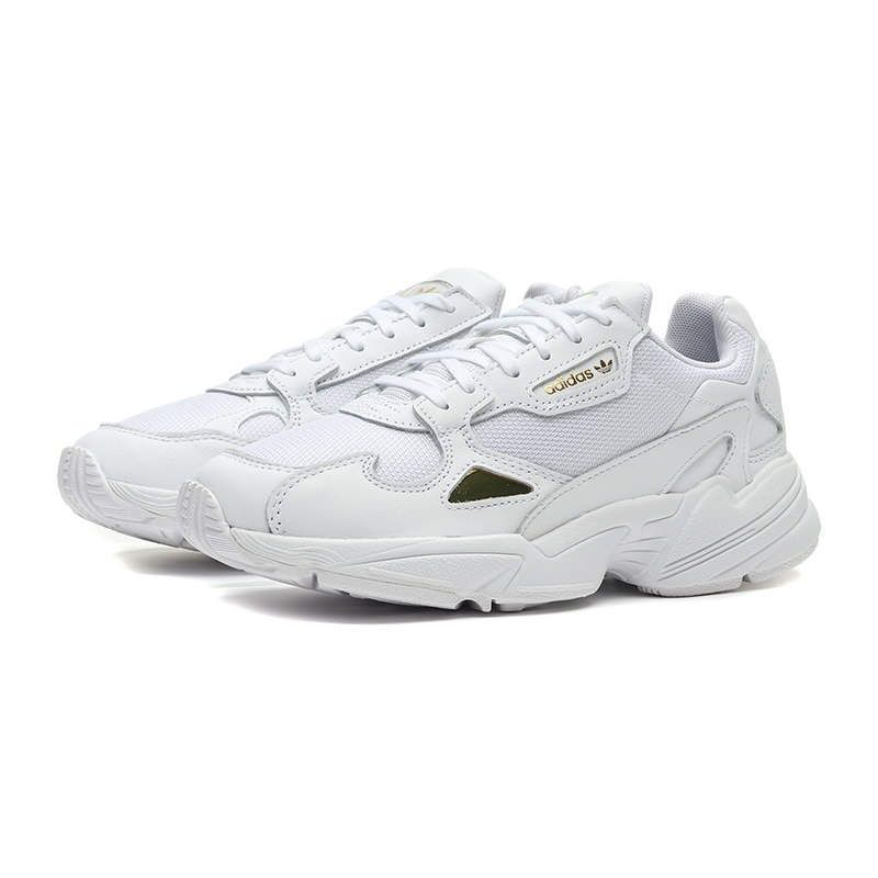 【自营】adidas阿迪达斯三叶草女鞋falcon休闲鞋小白鞋复古老爹鞋运动