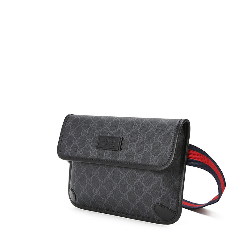 【预定】GUCCI 中性款高级人造帆布腰包 24*16*3.5CM