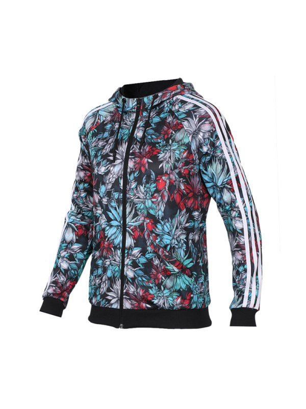 ADIDAS阿迪达斯女装运动舒适休闲连帽夹克外套CY5527