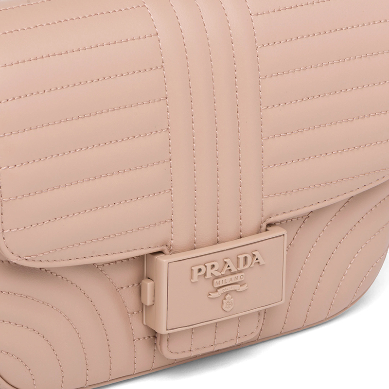 【预定】20春夏PRADA Diagramme 皮革单肩包1BD217 UUI 20.5*14*5CM