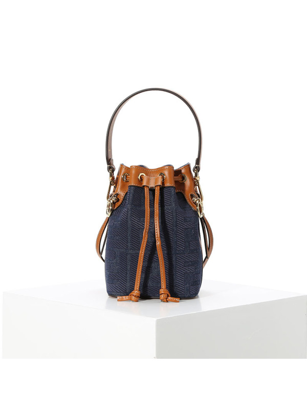 20新款 FENDI MON TRESOR 水桶包单肩包 小号12x18x10CM