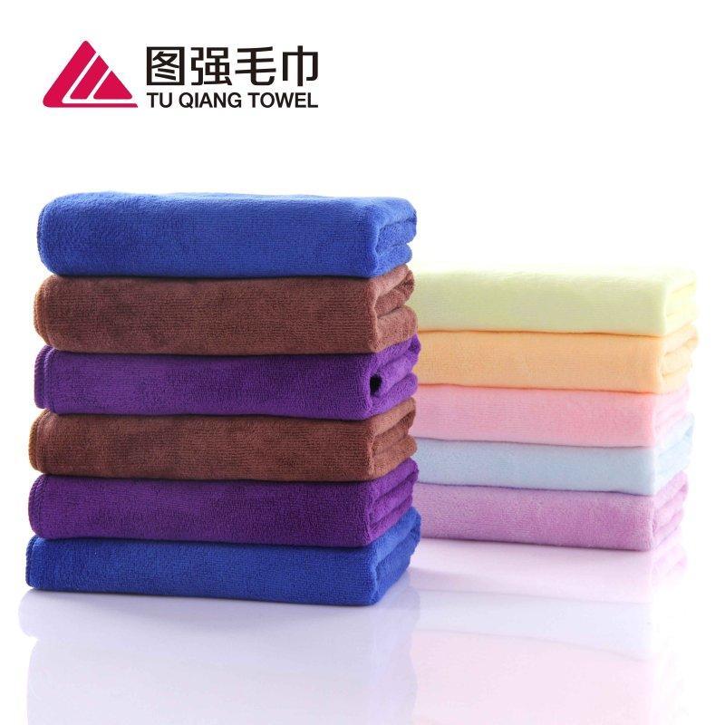 图强 多色可选户外速干毛巾 理发店毛巾吸水纳米纤维干发巾擦车巾保洁抹布