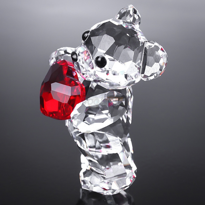 SWAROVSKI施华洛世奇手捧爱心小熊摆件 人造水晶 送恋人958449