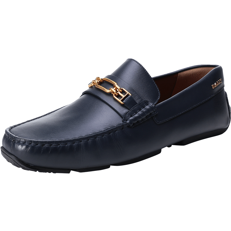 BALLY 巴利 男士牛皮1851马衔扣饰休闲皮鞋乐福鞋 PAMELO图片