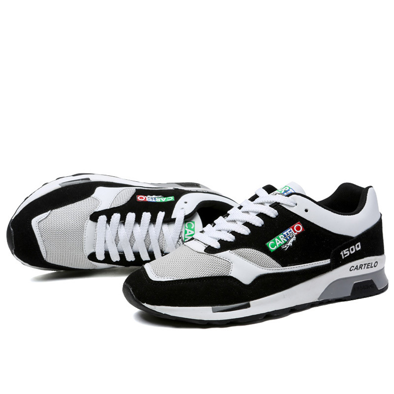 卡帝乐鳄鱼2018男鞋春夏季鞋子男士透气网面跑步鞋软底网鞋休闲运动鞋