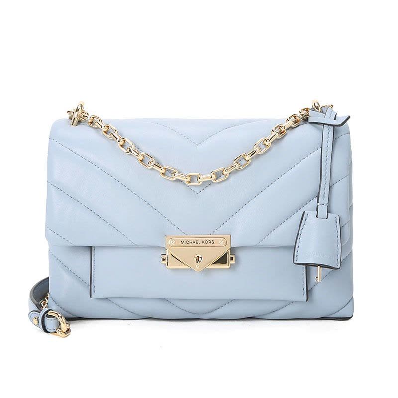 MICHAEL KORS MK Cece系列锁扣口盖包 单肩斜挎包 30T9G0EL8L 金扣图片