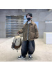 男童加厚外套秋冬款新款儿童冬季薄款棉衣中大童男孩冬装棉服