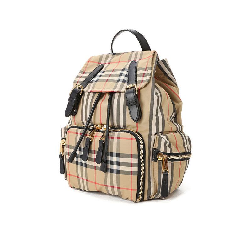 BURBERRY 博柏利 Rucksack 双肩包中号 经典格纹经典条纹织物8032709图片