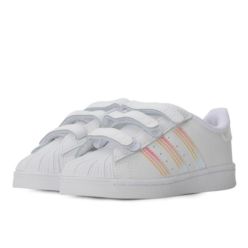 阿迪达斯（ADIDAS）婴童运动低帮魔术贴休闲鞋FV3657