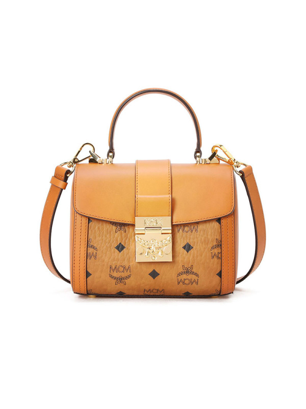 MCM TONI 老花款 手提包 MWEBSXT02