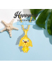 金万年珠宝 3D硬足金999 萌旺旺系列新款 可爱小狗宝宝金吊坠 黄金女吊坠