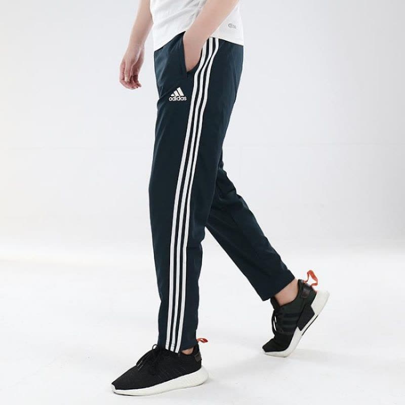 Adidas阿迪达斯男子秋针织运动休闲收口小脚长裤CW8656图片
