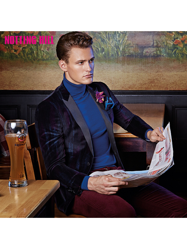 nottinghill诺丁山西服男秋季棉商务时尚休闲单西