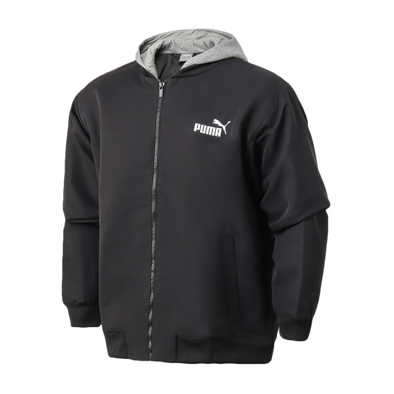 puma彪马男装运动服休闲梭织连帽外套587153