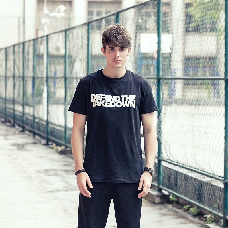 阿迪达斯adidas武道男装短袖T恤-adiMMATS2-BW图片
