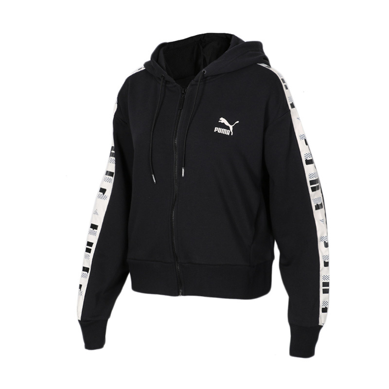 puma彪马专柜女子运动服冬开衫卫衣串标针织外套578594视频