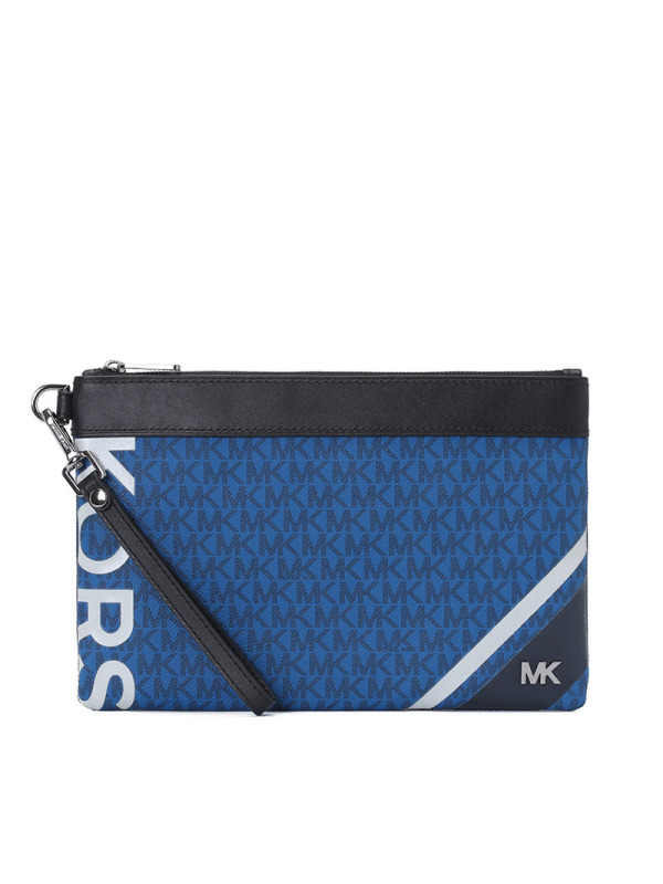 MK Jet Set Mens 手腕包 印花LOGO款