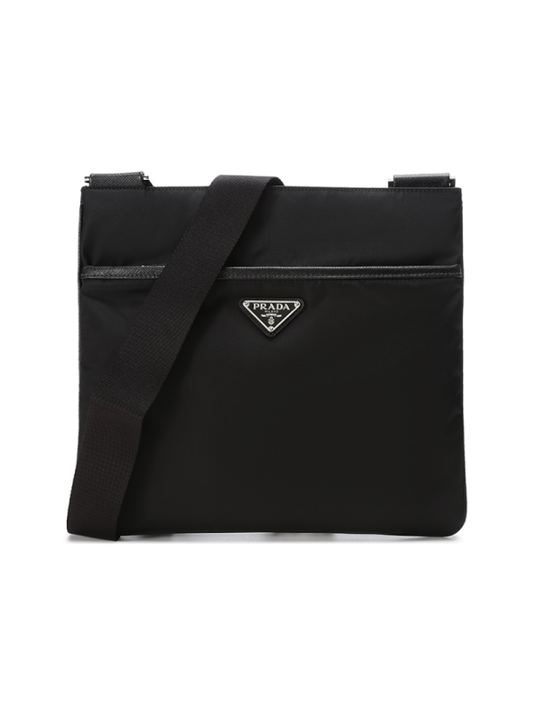 普拉达 PRADA 男士Re-Nylon再生尼龙单肩斜挎包2VH053 2DMH