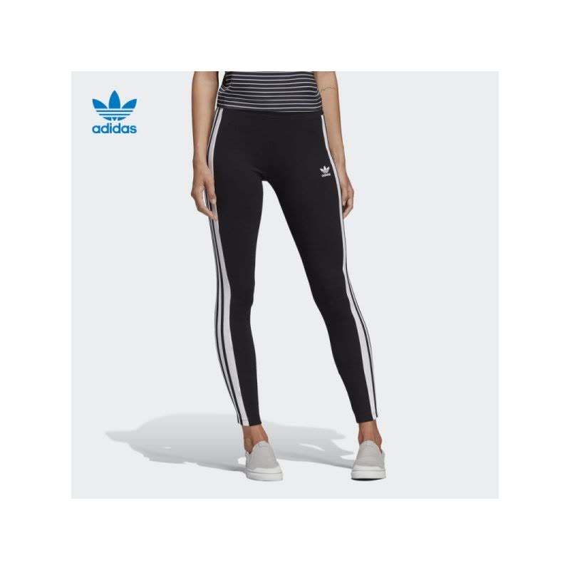 阿迪达斯adidas三叶TIGHTS女子绑腿裤DU9877图片