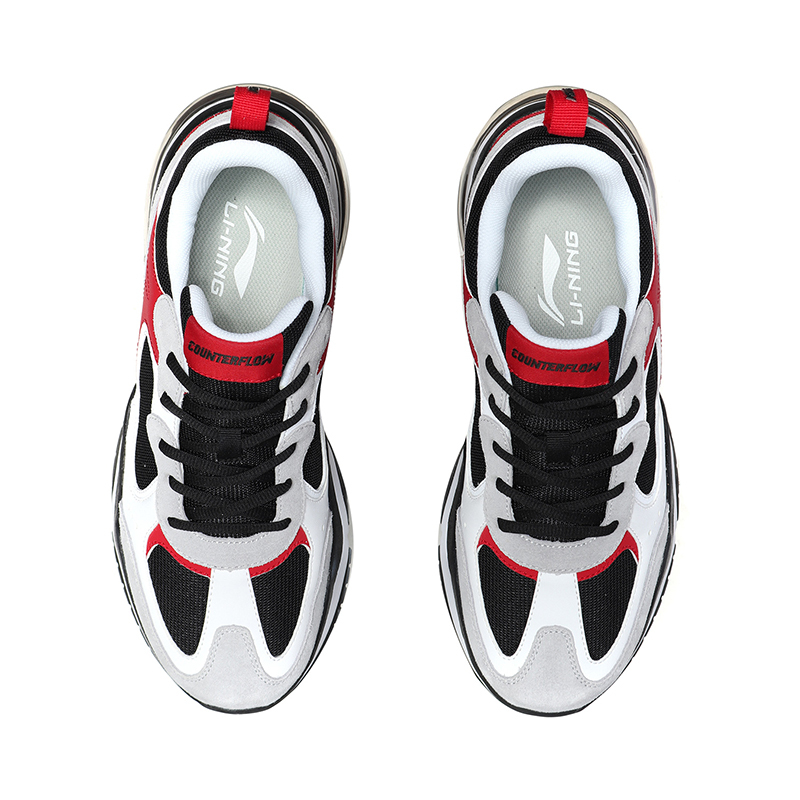 李宁休闲鞋男鞋半掌气垫时尚经典减震情侣鞋低帮运动鞋男