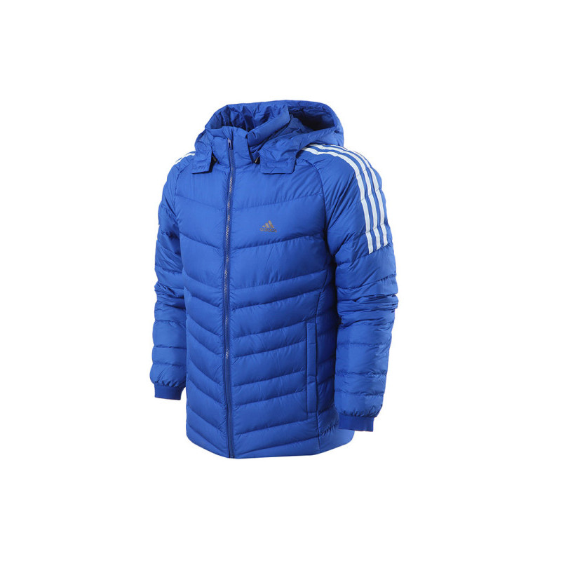 adidas阿迪达斯男子羽绒服外套保暖休闲运动服BQ8570 L 蓝色