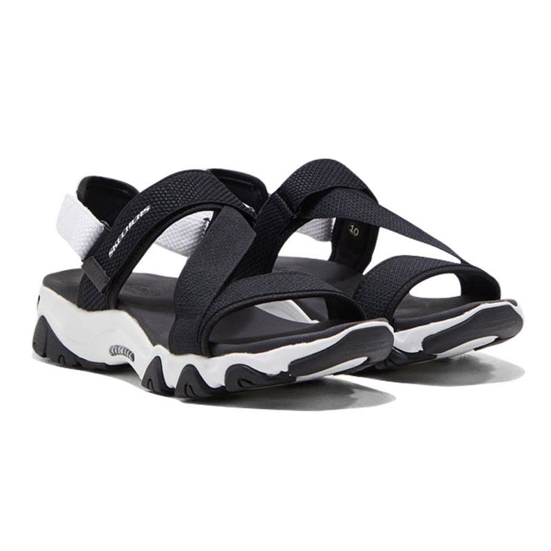 SKECHERS(斯凯奇)DLITES WOMEN系列中性时尚凉鞋夏季中性休闲鞋88888181-BKW图片