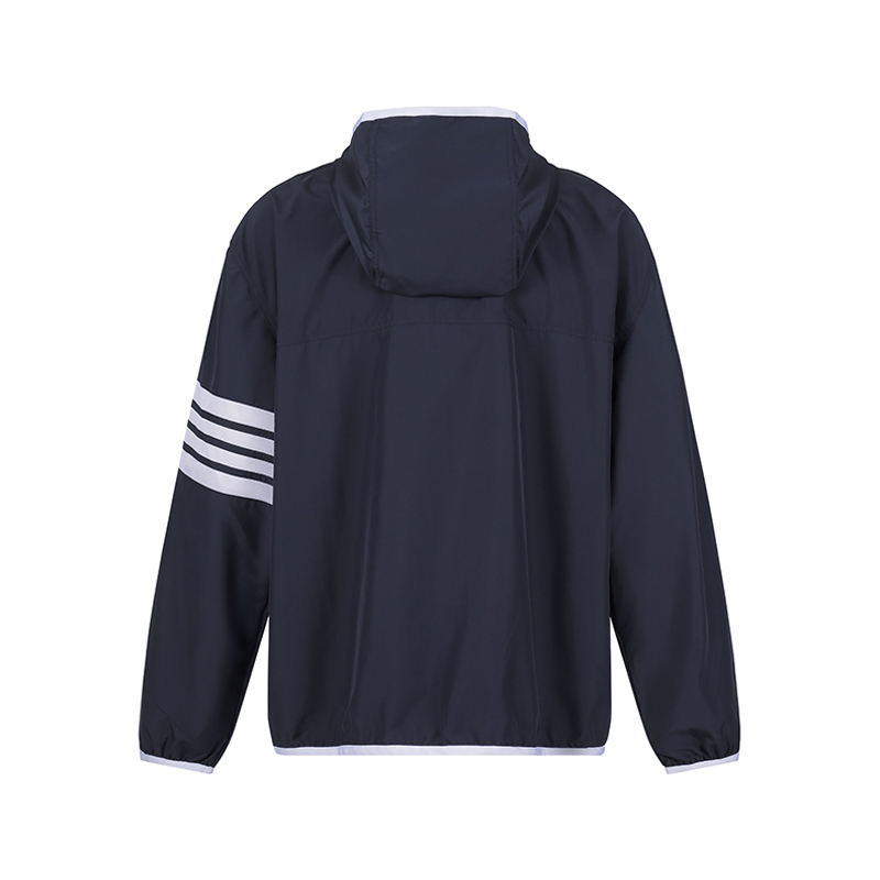 汤姆·布朗 thom browne 春秋款 男士连帽长袖拉链夹克上衣外套mjt366