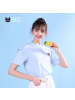 a02新款2020时尚卡通印花甜美木耳边圆领短袖T恤女DTV2D0071KT