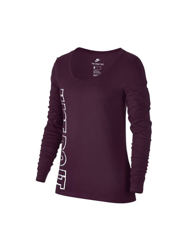 NIKE耐克女装圆领舒适上衣运动休闲长袖895263-609_4