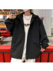 春秋新户外冲锋衣2024新款男工作服防风防水钓鱼登山服 黑色 3XL