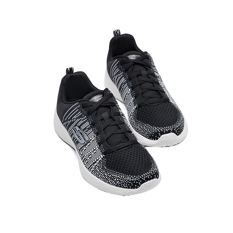 SKECHERS斯凯奇男士轻量时尚系带运动训练鞋52107C-BKW
