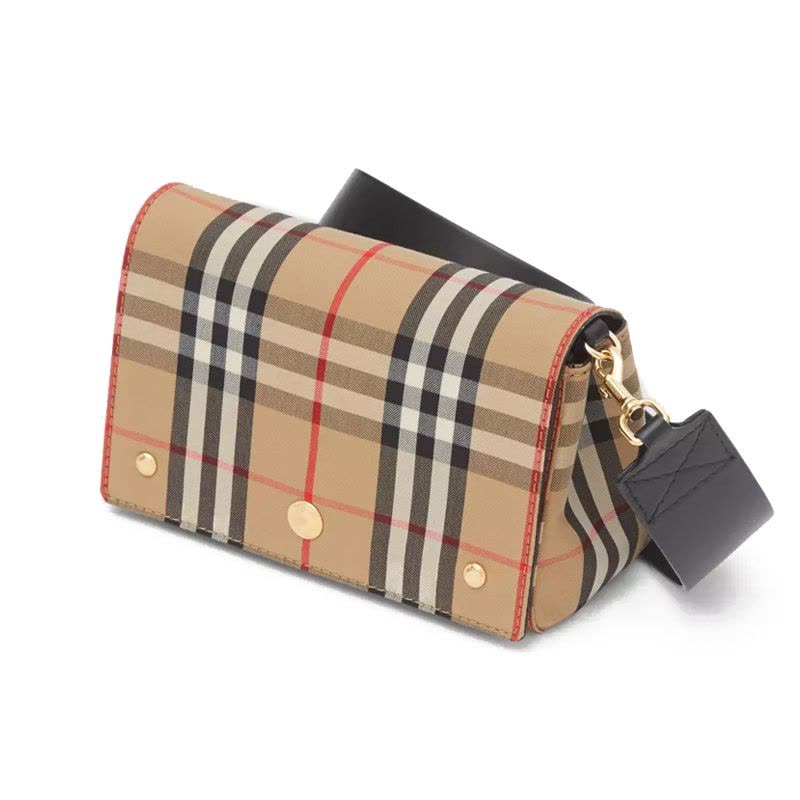 预售BURBERRY Vintage 格纹斜背包 小号图片