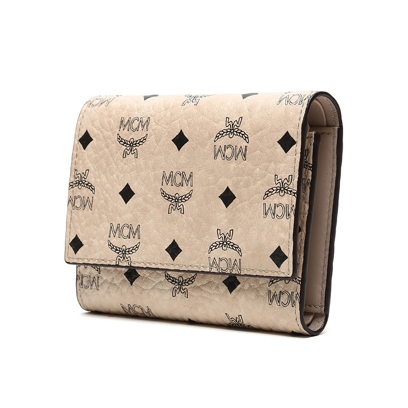MCM 女士Original Visetos系列涂层帆布钱包钱夹 MYS8SVI83
