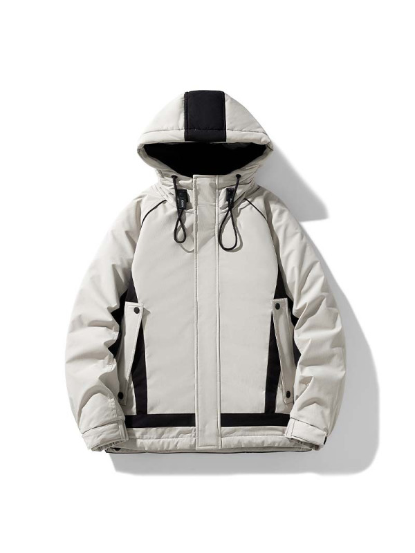 羽绒服男冬季新款情侣潮流宽松舒适潮男女同款时尚青少年连帽外套