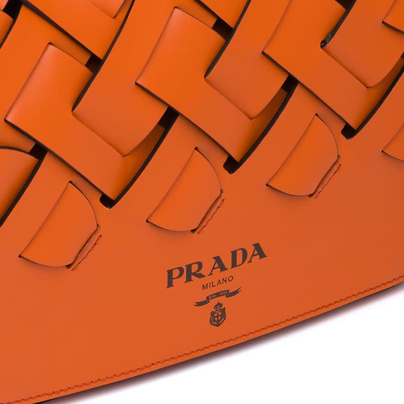 【预定】20春夏款PRADA 编织图案单肩包1BD246 OOO 16*5.5*24CM图片